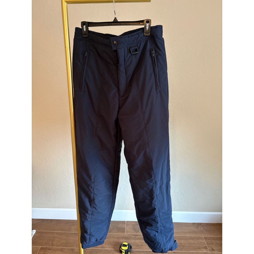 Chalet Skiwear Mens XL Navy Blue Insulated Snow Pants Ski Snowboard Winter